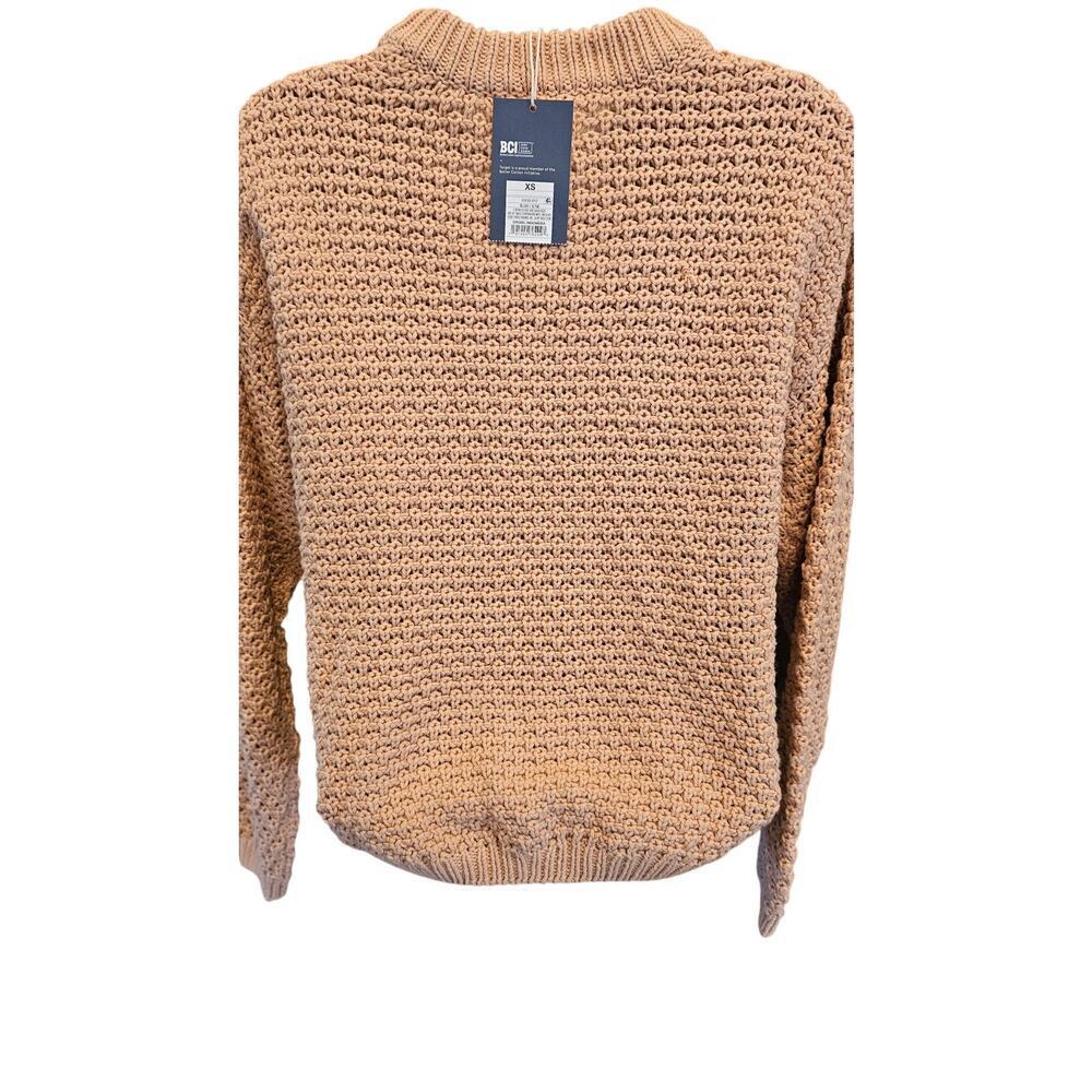 NWT Universal Threads Crochet thick knit Sweater Peach XS winter warm minimalist - Picture 2 of 7